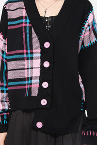 Dangerfield - Spliced Goth Cardigan - multi