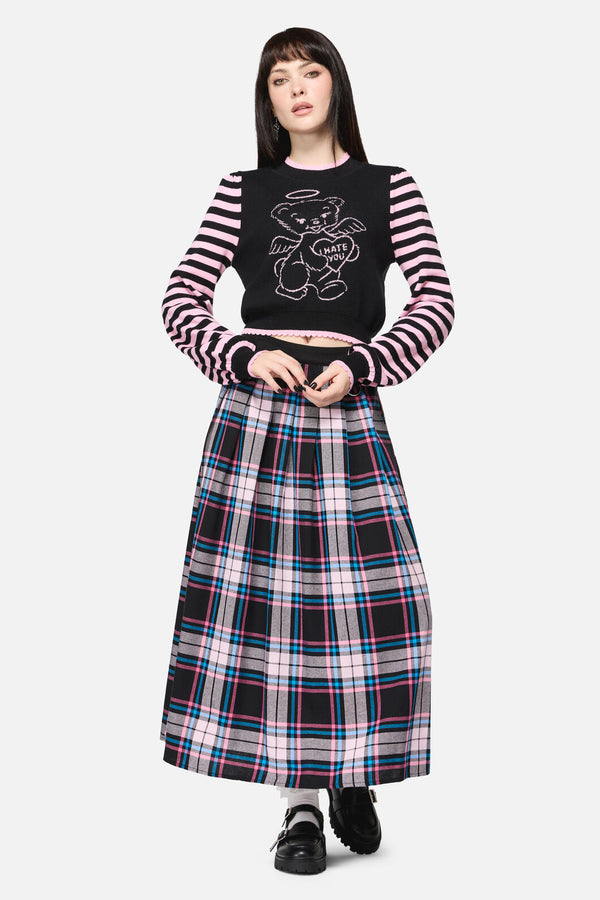 Dangerfield - Hater Goth Knit - black-pink