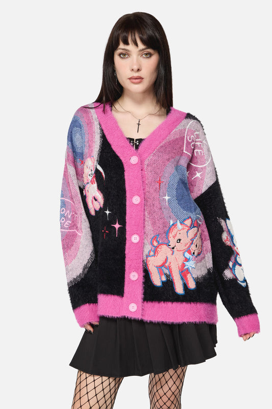Dangerfield - Creeps Goth Cardigan - multi