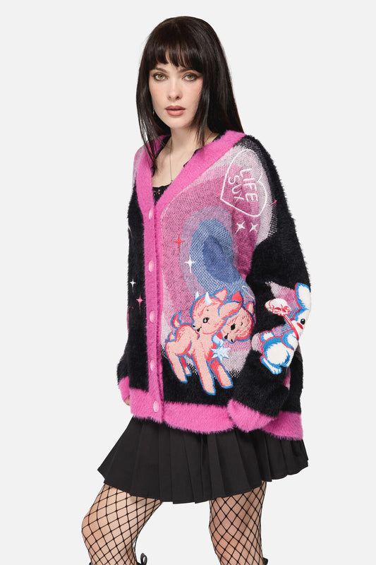 Dangerfield - Creeps Goth Cardigan - multi