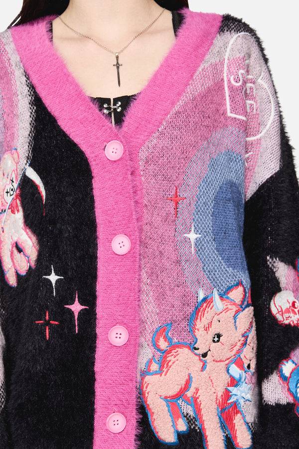 Dangerfield - Creeps Goth Cardigan - multi