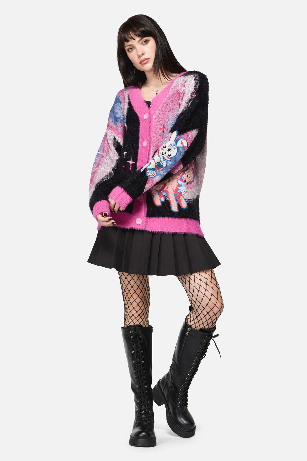 Dangerfield - Creeps Goth Cardigan - multi