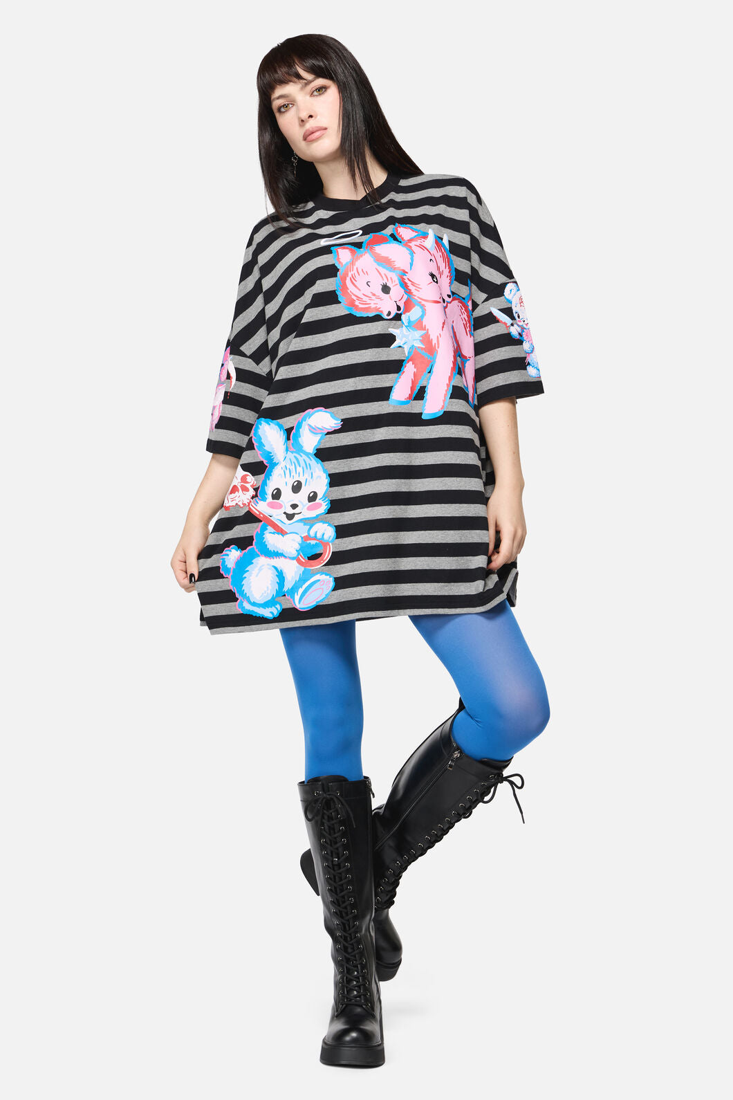 Dangerfield - Creeps Goth Oversized Tee - multi