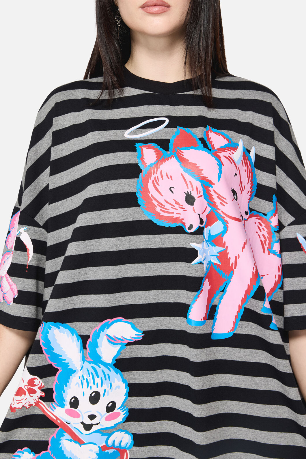 Dangerfield - Creeps Goth Oversized Tee - multi