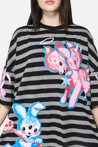 Dangerfield - Creeps Goth Oversized Tee - multi