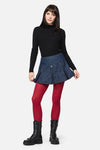 Dangerfield - Anon Pin Stripe Skort - indigo