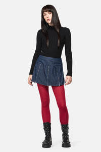 Dangerfield - Anon Pin Stripe Skort - indigo