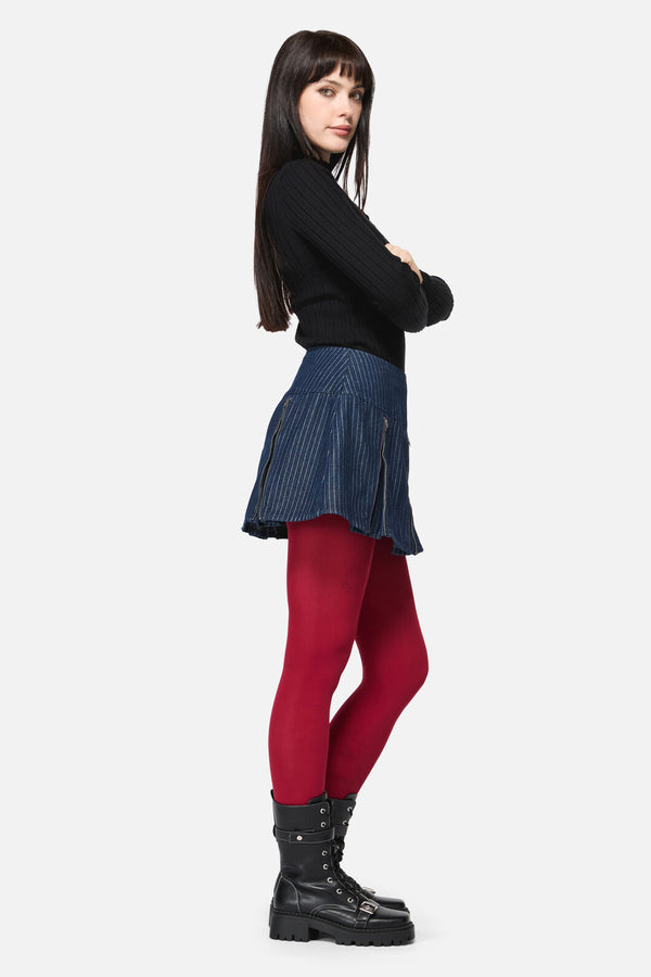 Dangerfield - Anon Pin Stripe Skort - indigo