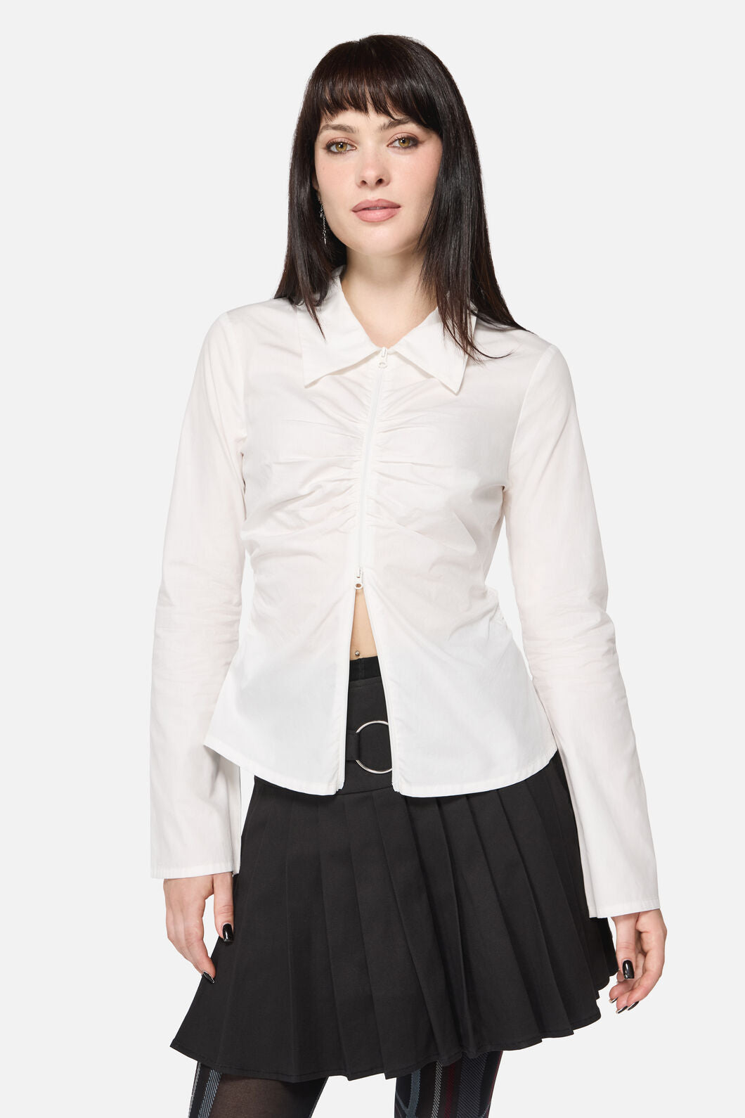 Dangerfield - Avril LS Blouse - white