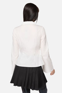 Dangerfield - Avril LS Blouse - white