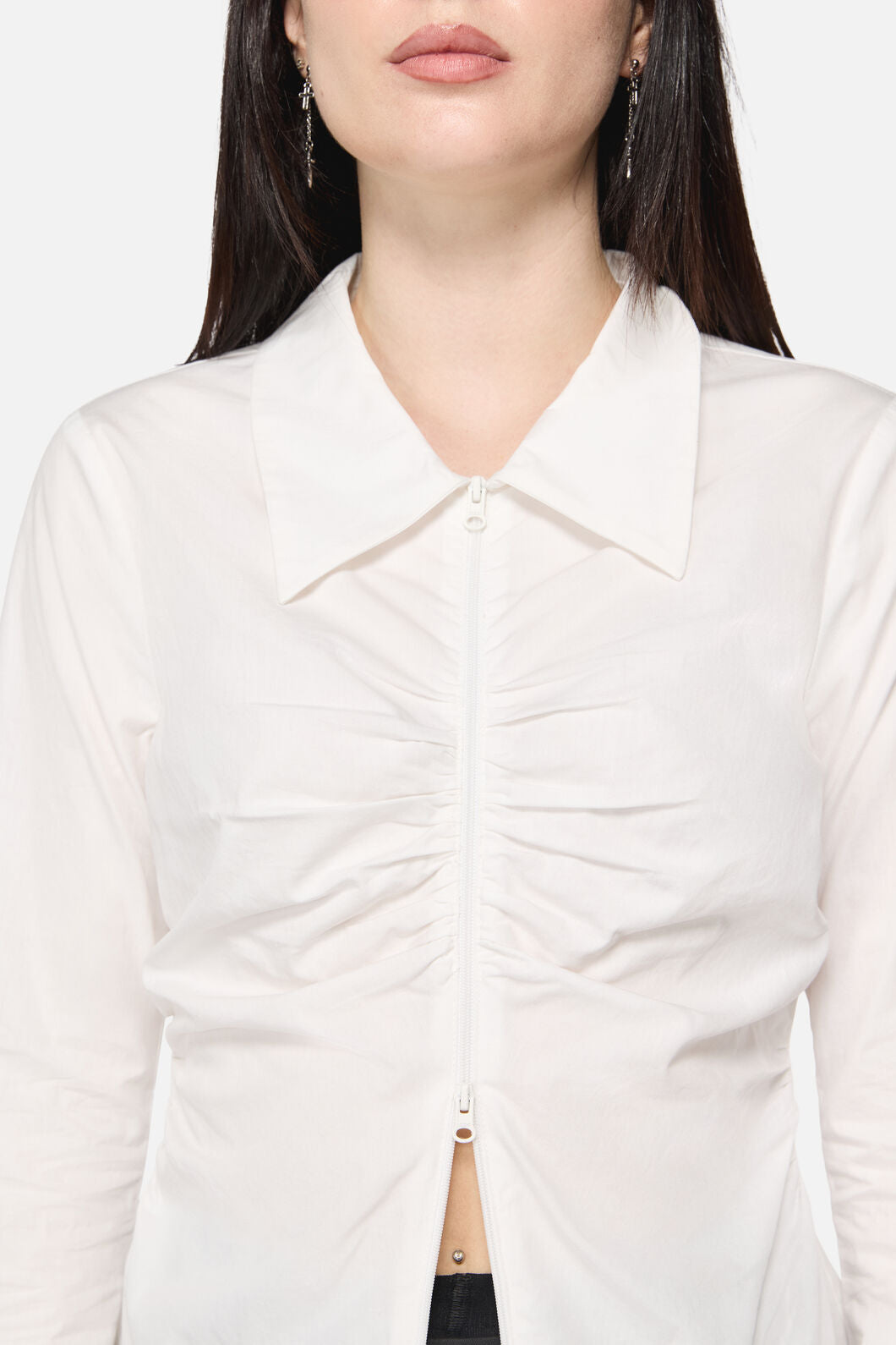 Dangerfield - Avril LS Blouse - white