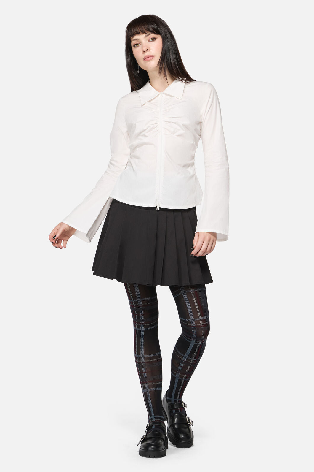 Dangerfield - Avril LS Blouse - white