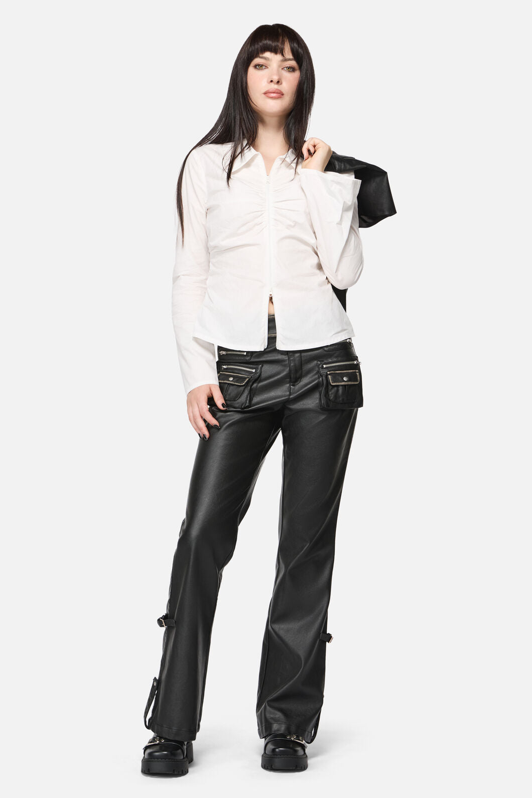 Dangerfield - Avril LS Blouse - white