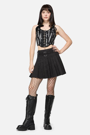 Dangerfield - Avril Goth Skort - black