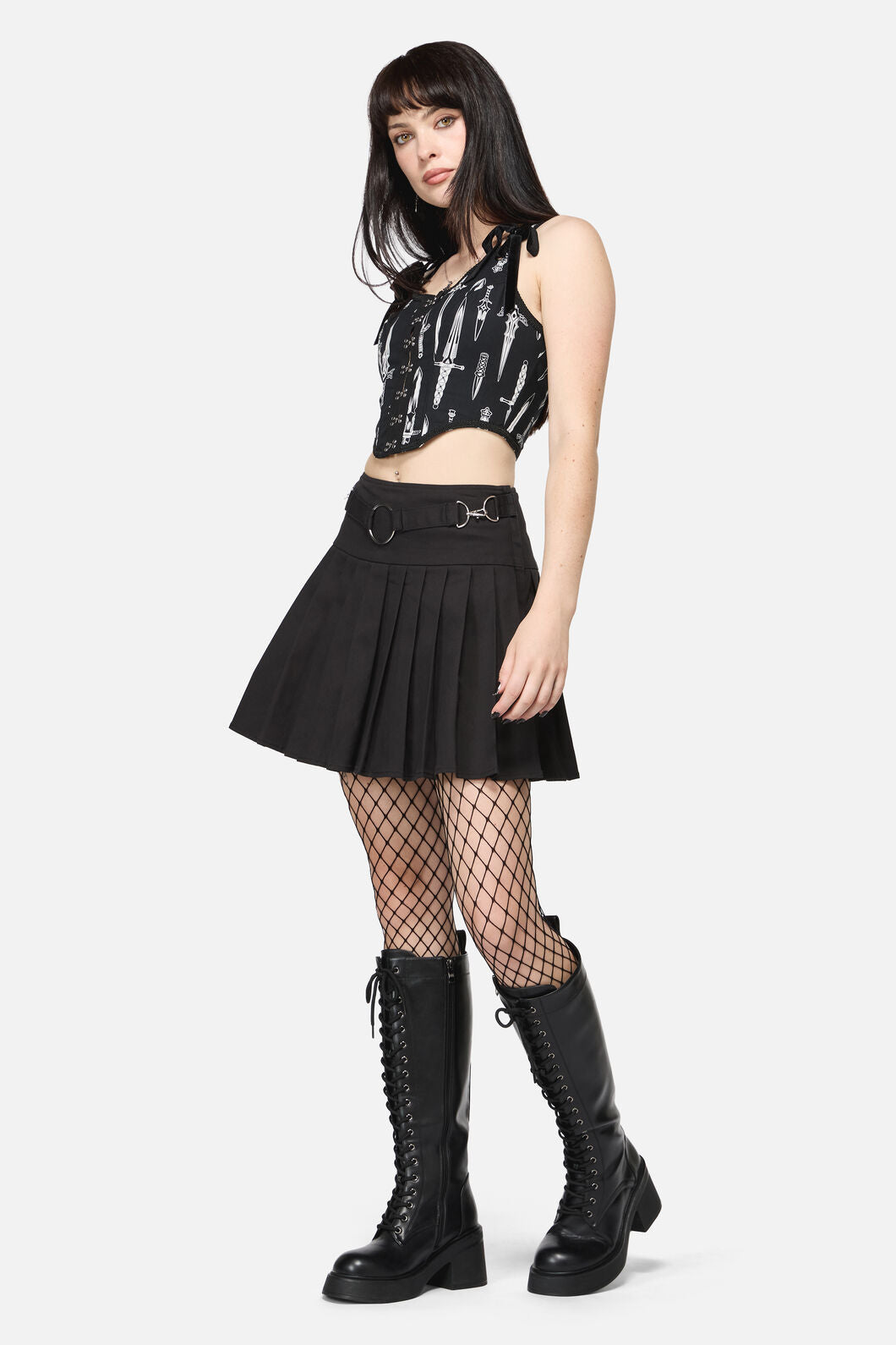 Dangerfield - Avril Goth Skort - black