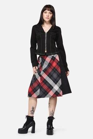 Dangerfield - Trickster Goth LS Top - black