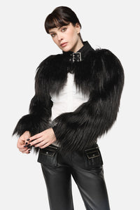 Dangerfield - Armoured Fur Sleeves - black