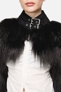 Dangerfield - Armoured Fur Sleeves - black