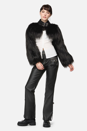 Dangerfield - Armoured Fur Sleeves - black