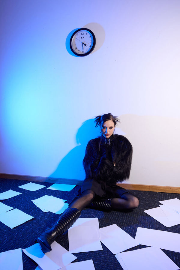 Dangerfield - Armoured Fur Sleeves - black