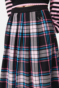 Dangerfield - Hater Goth Midi Skirt - pink