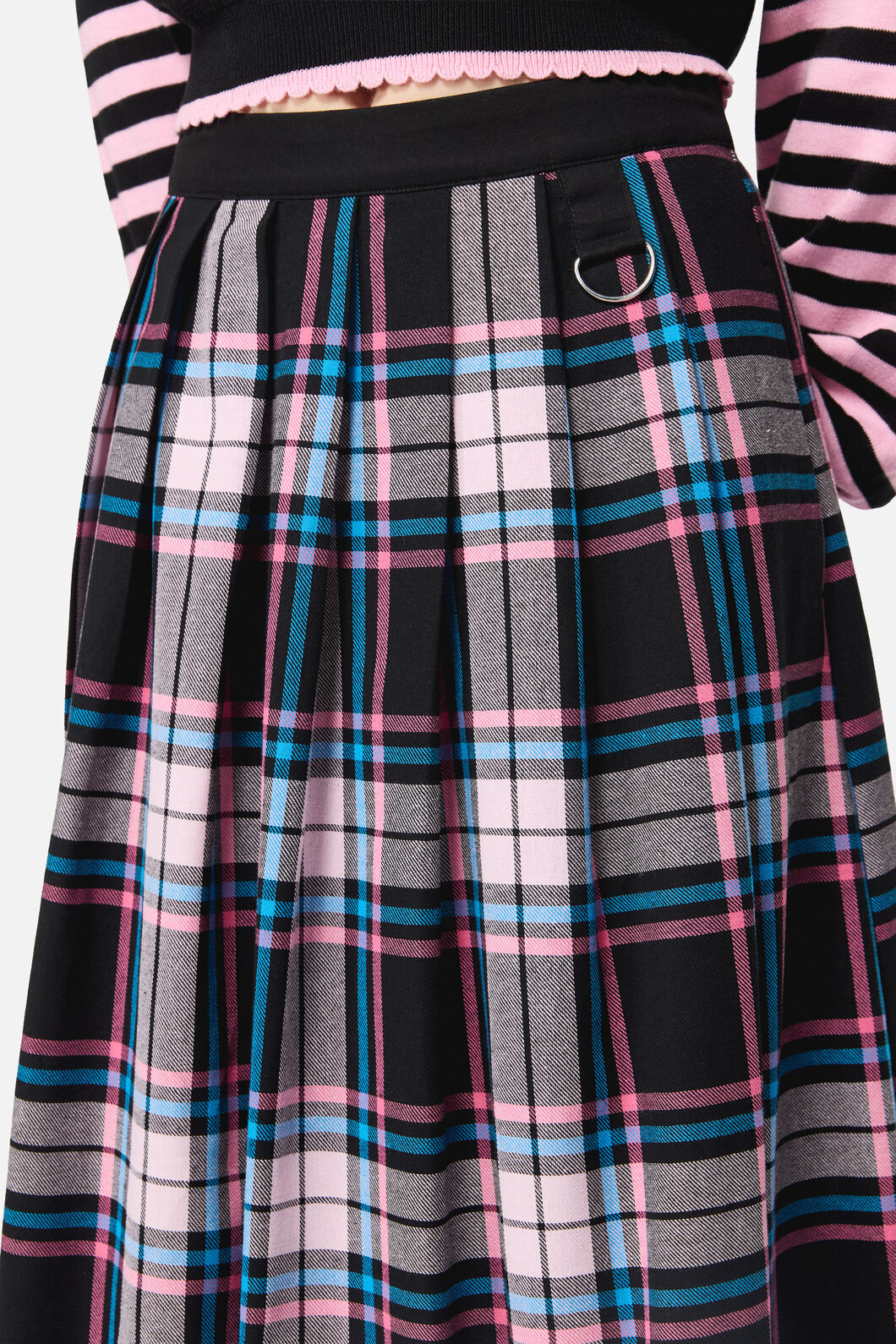 Dangerfield - Hater Goth Midi Skirt - pink