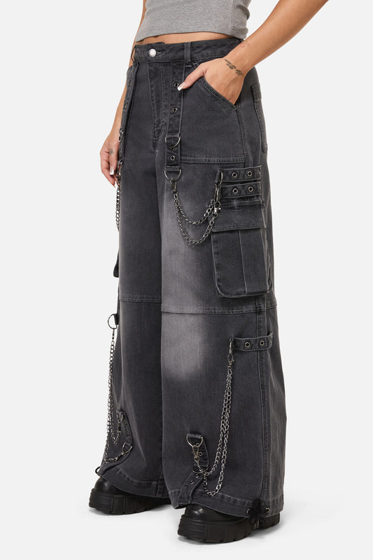 Dangerfield - Diffused Cargo Pant - grey