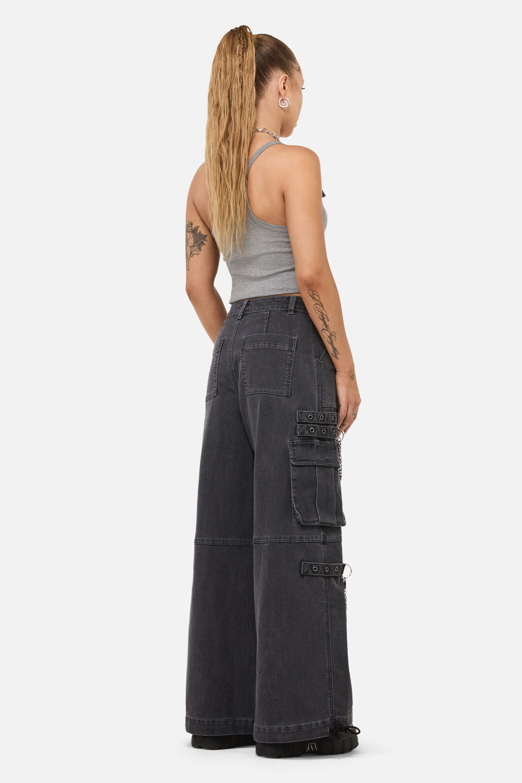 Dangerfield - Diffused Cargo Pant - grey
