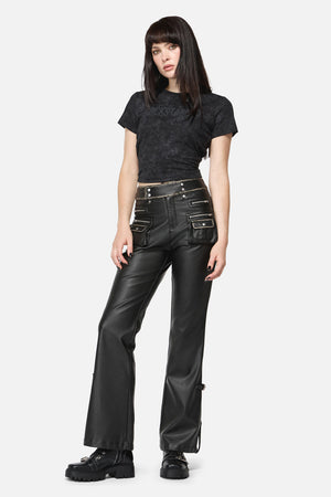 Dangerfield - Eyes Closed PU Cargo - black