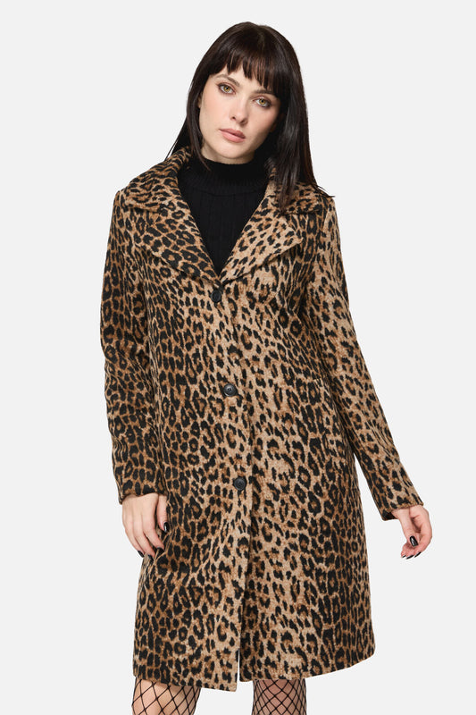 Dangerfield - Creep Leopard Coat - multi