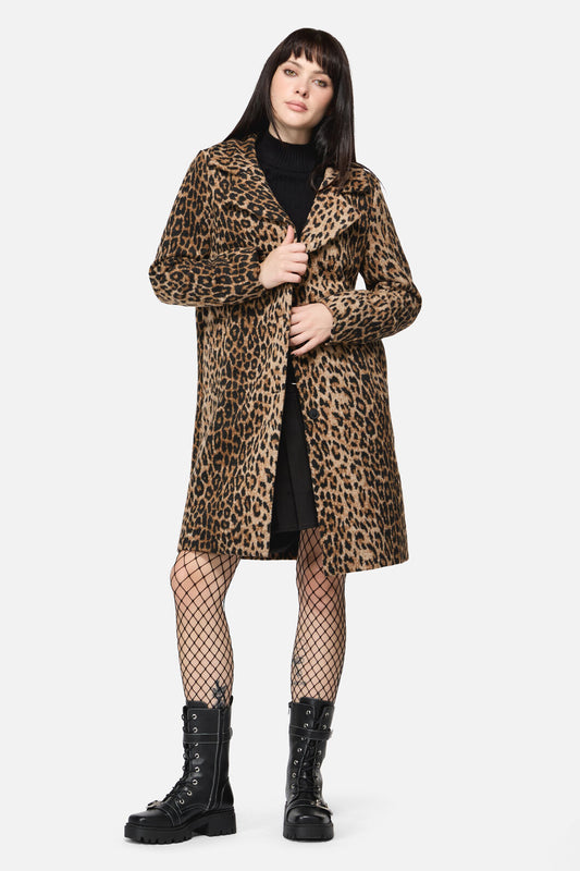 Dangerfield - Creep Leopard Coat - multi