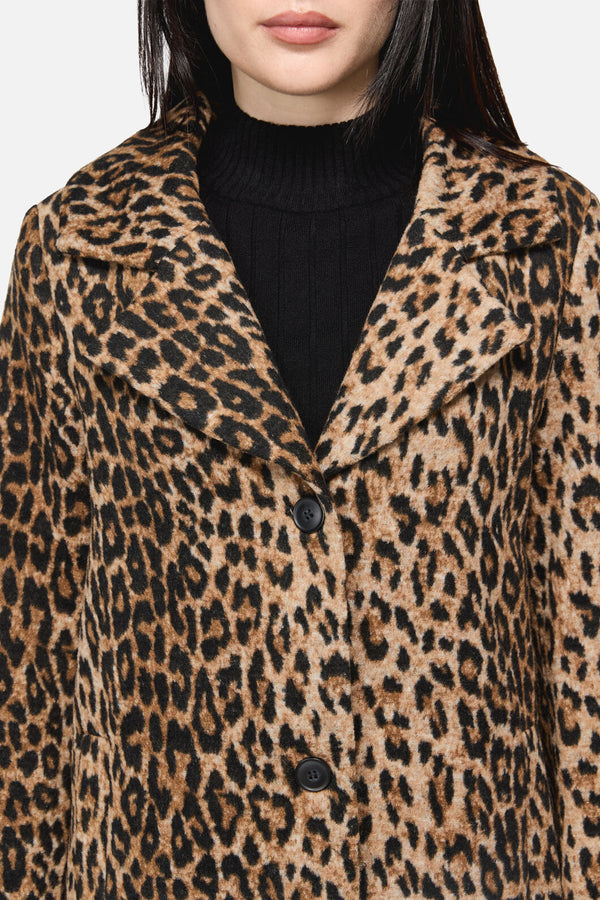Dangerfield - Creep Leopard Coat - multi