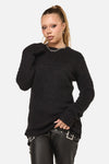 Dangerfield - Diffused Fluffy Knit Jumper - black