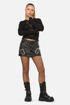 Dangerfield - Sleaze Punk PU Skirt - black