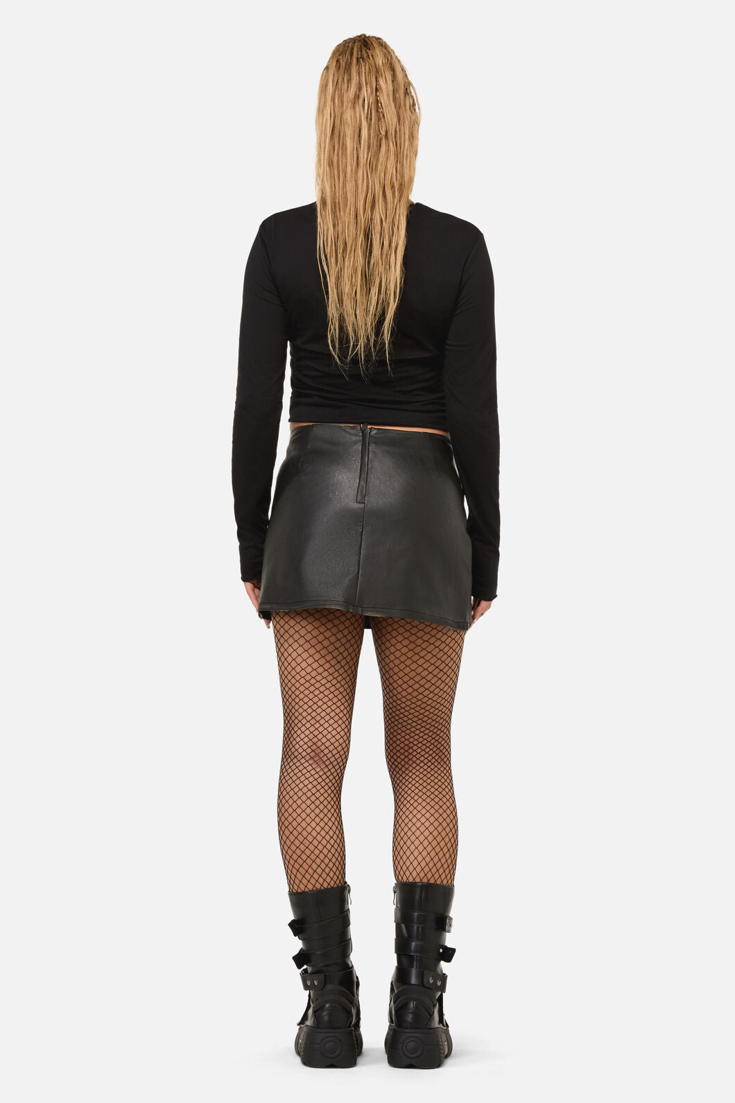 Dangerfield - Sleaze Punk PU Skirt - black