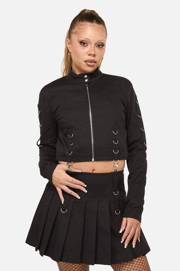 Dangerfield - Wolves Punk Jacket - black