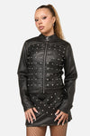 Dangerfield - Sleaze Punk PU Jacket - black