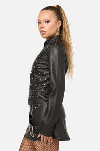 Dangerfield - Sleaze Punk PU Jacket - black