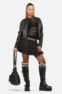 Dangerfield - Sleaze Punk PU Jacket - black