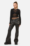 Dangerfield - Sleaze Punk PU Pant - black