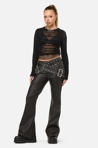Dangerfield - Sleaze Punk PU Pant - black