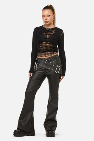 Dangerfield - Sleaze Punk PU Pant - black