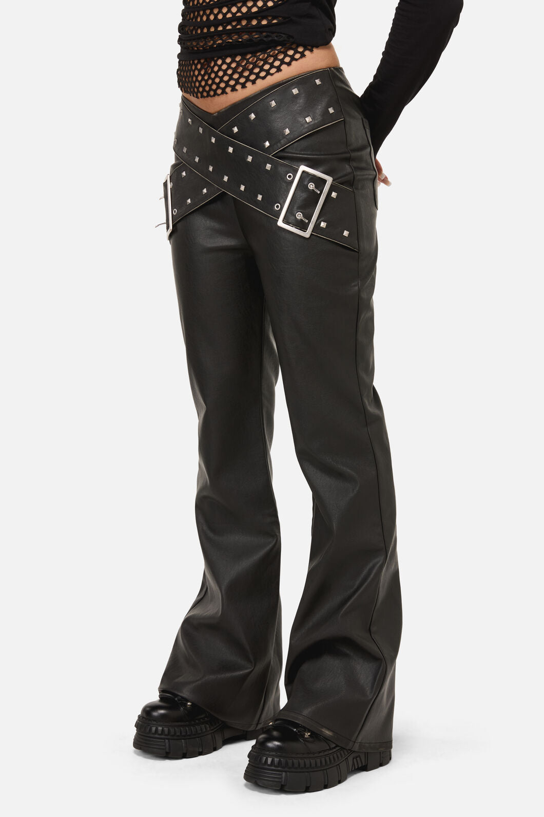 Dangerfield - Sleaze Punk PU Pant - black