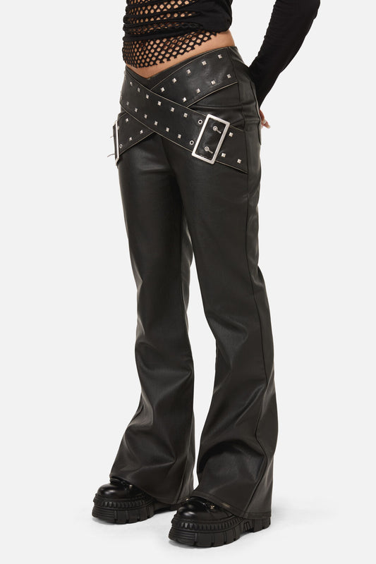 Dangerfield - Sleaze Punk PU Pant - black
