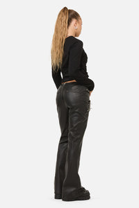 Dangerfield - Sleaze Punk PU Pant - black