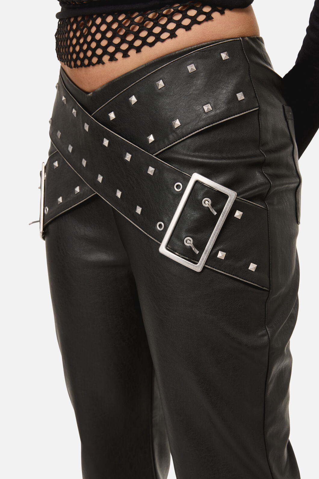 Dangerfield - Sleaze Punk PU Pant - black