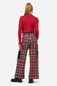 Dangerfield - Crowned Tartan Cargo - red