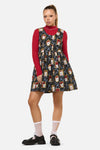 Dangerfield - Official Cat Portrait Dress - black