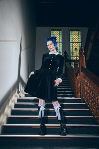 Dangerfield - Mabel Velvet Dress - black