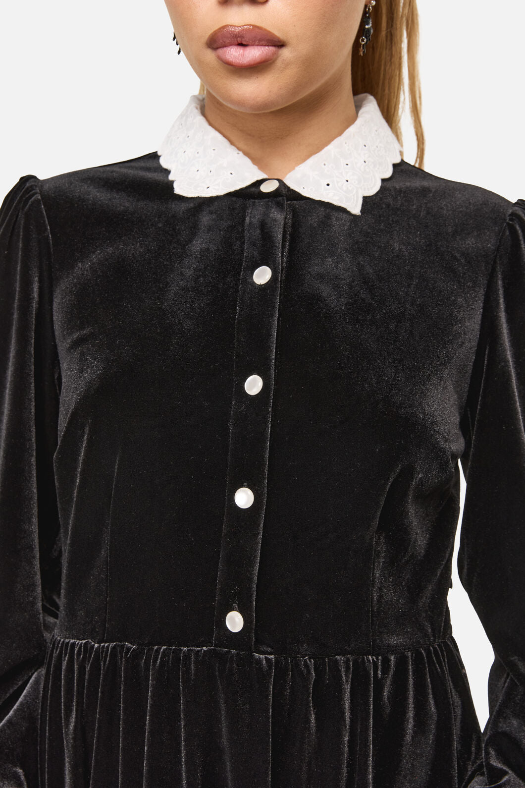 Dangerfield - Mabel Velvet Dress - black